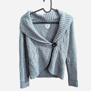 Cozy Cardigan with Asymmetrical Collar